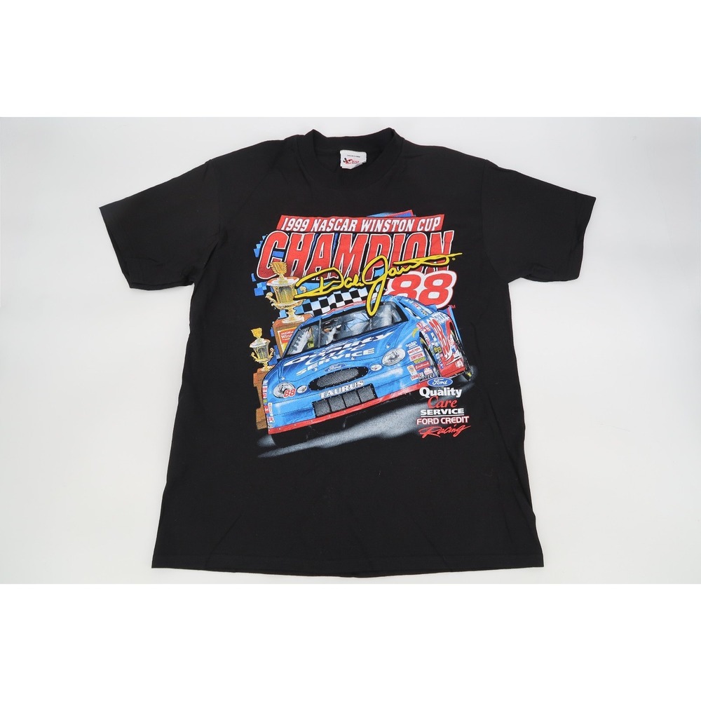 Vintage Chase Authentics Dale Jarrett 1999‎ Winston Cup Champion T Shirt Large